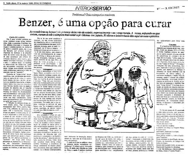 Benzer, é uma opção para curar